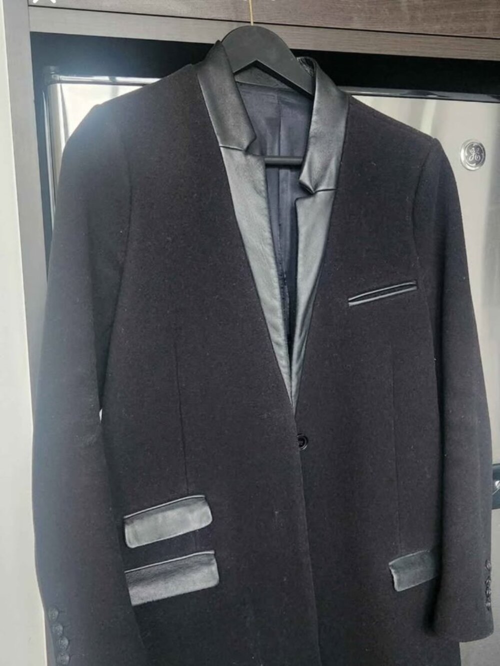 🖤 The Kooples Wool & Cashmere Coat – Size 38 🖤